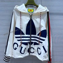 アディダス×グッチ スーパーコピー コラボ ヴィスコース ジップアップジャケット guw52008