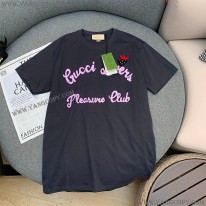 グッチ 偽物 プリント コットンジャージー Tシャツ guk73440
