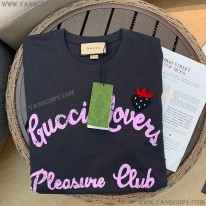 グッチ 偽物 プリント コットンジャージー Tシャツ guk73440