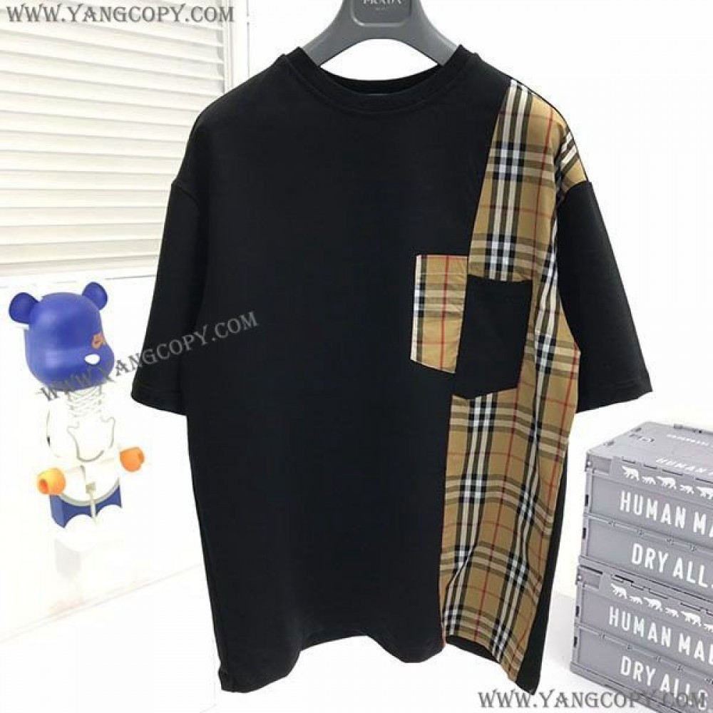 バーバリー 偽物 ポケットディテール オーバーサイズTシャツ Bal59323