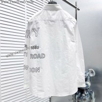 バーバリー 偽物 プロ―サムラベル コットン シャツ Bap14785