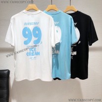 バーバリー 偽物 コーデの主役にも！アイスクリームプリント Tシャツ 3色 Baw59573