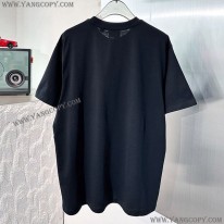 バーバリー コピー ロゴ Tシャツ ブラック Bam66981