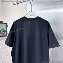 バーバリー コピー ロゴ Tシャツ ブラック Bam66981