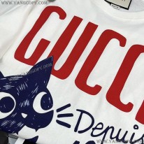 グッチ スーパーコピー Since 1921 キャット プリント Tシャツ guu43007