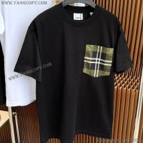 バーバリー 偽物 Tシャツ ブラック＆ホワイト Bap54045