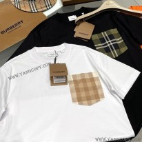 バーバリー 偽物 Tシャツ ブラック＆ホワイト Bap54045