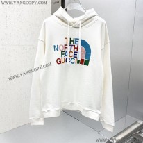グッチ スーパーコピー ×ノースフェイス コラボ 長袖コットン パーカー guk92160