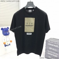 バーバリー 偽物 ラベルアップリケ コットン Tシャツ Baq25192