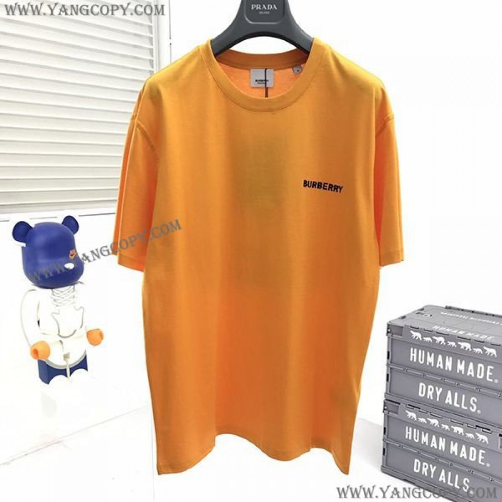 バーバリー コピー モノグラムモチーフ コットンTシャツ 3色 80552061