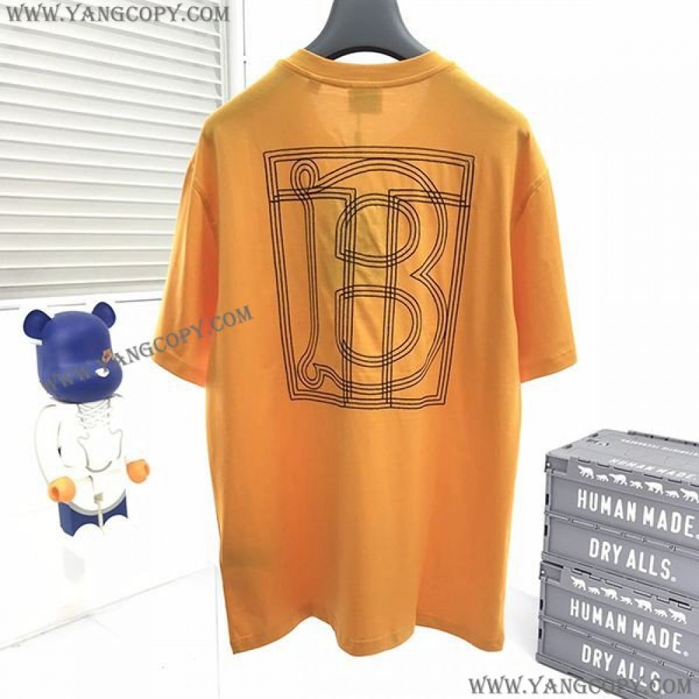 バーバリー コピー モノグラムモチーフ コットンTシャツ 3色 80552061