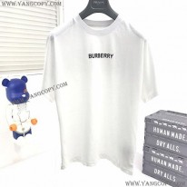 バーバリー コピー Tシャツ クルーネック 半袖 ロゴ Bay86994