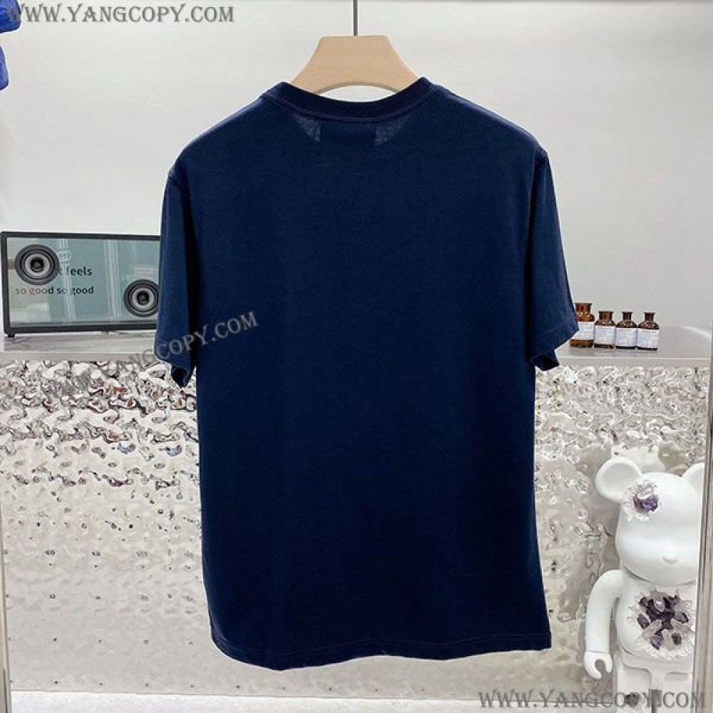 アディダス xグッチ 偽物 3ストライプジャカード Tシャツ gup84774