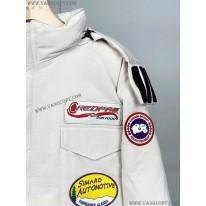 カナダグース 偽物 Lance Mackey ワッペン付きダウンジャケット コート Caw61289