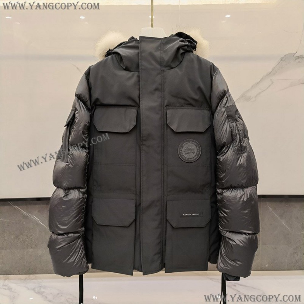 カナダグース スーパーコピー 黒ワッペン MACCULLOCHダウンジャケット Cao48924