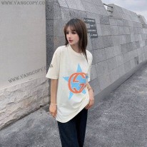 グッチ 偽物 ロゴ コットン Tシャツ gua31499