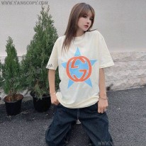 グッチ 偽物 ロゴ コットン Tシャツ gua31499