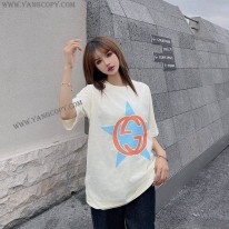 グッチ 偽物 ロゴ コットン Tシャツ gua31499