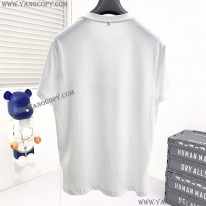 グッチ スーパーコピー チェリープリント Tシャツ ブルー コットン gup86838