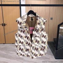 グッチ コピー ×ノースフェイス モノグラム ダウン ベスト gud87531