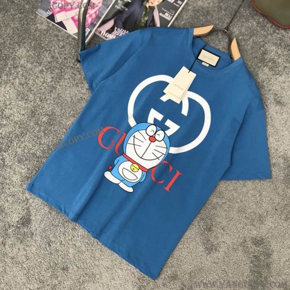 グッチ コピー xドラえもん コラボ オーバーサイズ Tシャツ gut14628