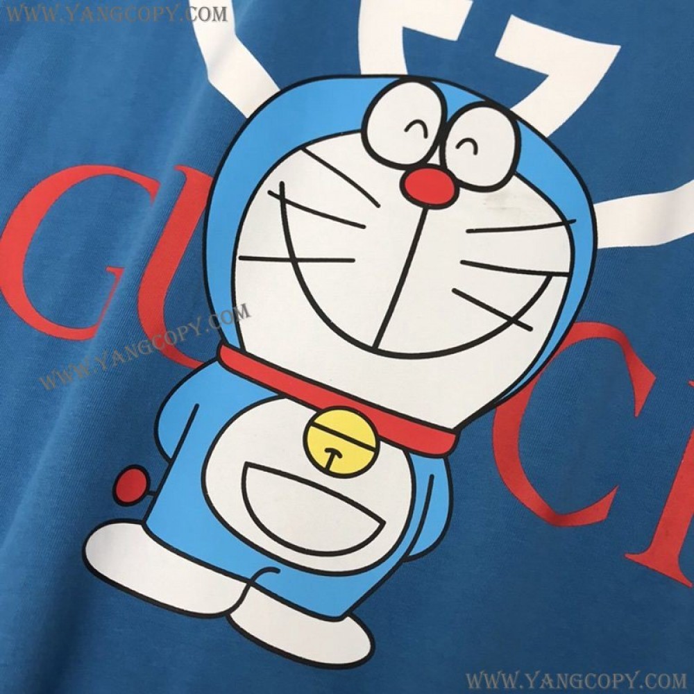 グッチ コピー xドラえもん コラボ オーバーサイズ Tシャツ gut14628