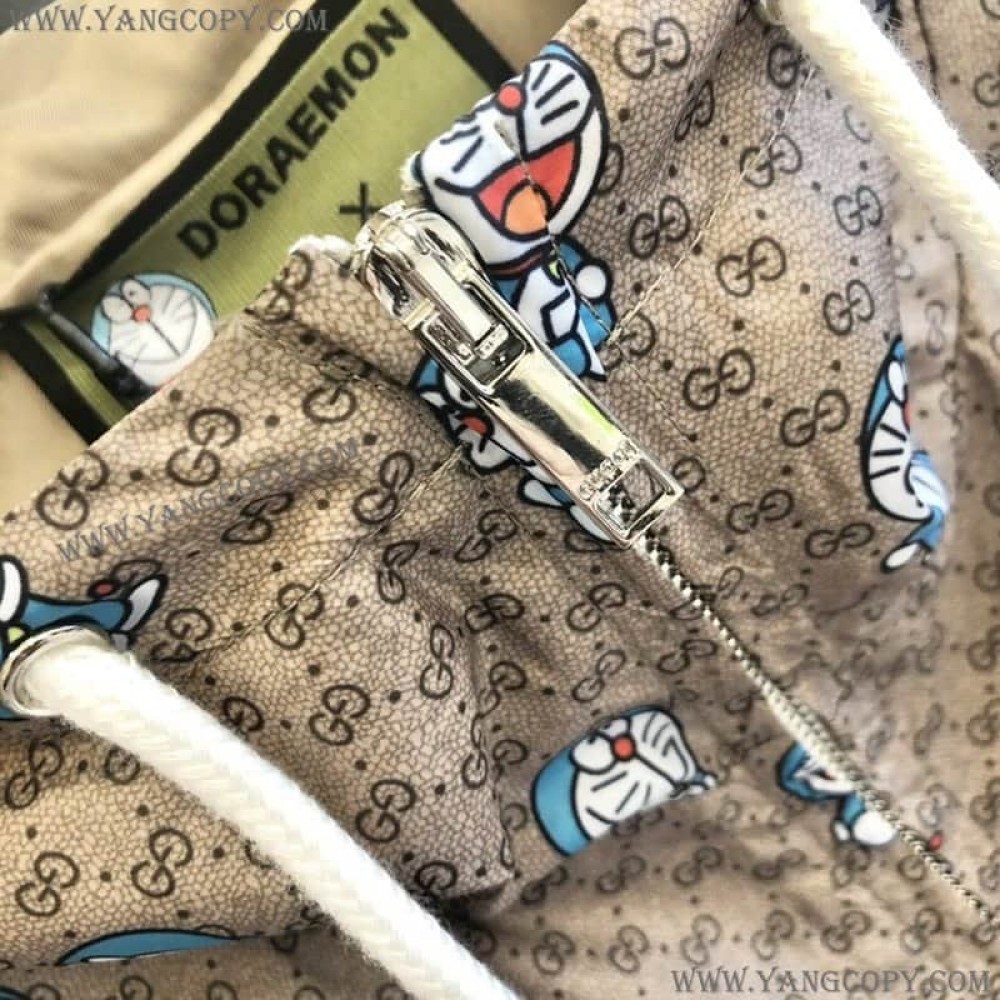 DORAEMON x グッチ スーパーコピー コラボ ナイロン GG ジャケット guu79217