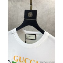 グッチ スーパーコピー コットン Tシャツ 半袖 ロゴ guv10858