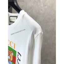 グッチ スーパーコピー コットン Tシャツ 半袖 ロゴ guv10858