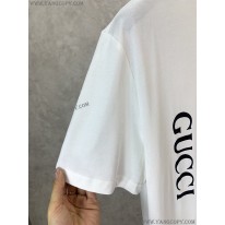 グッチ スーパーコピー コットン Tシャツ 半袖 ロゴ guv10858