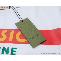 グッチ 偽物 ◇ コットン ロゴTシャツ gux96442