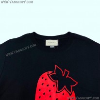 グッチ スーパーコピー 21AW STRAWBERRY ロゴ キラキラ スウェット gut54976