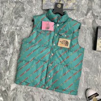 グッチ 偽物 ×ノースフェイス モノグラム ダウン ベスト Noy87428