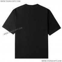 グッチ スーパーコピー ×バレンシアガ ロゴ Tシャツ ブラック guk71454