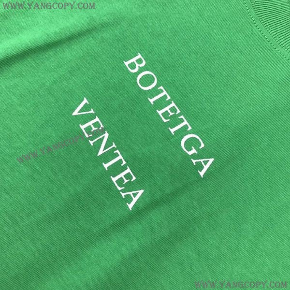 ボッテガ ヴェネタ 偽物 ウォッシュドコットンジャージーTシャツ bog35024