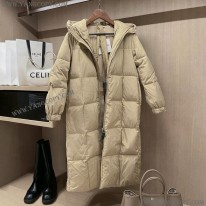 マックスマーラ 偽物 ロングダウンジャケット カーキ mai75316
