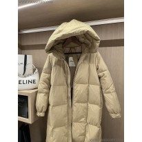 マックスマーラ 偽物 ロングダウンジャケット カーキ mai75316