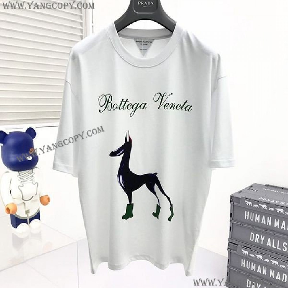 ボッテガ ヴェネタ スーパーコピー ウォッシュドコットンジャージー Tシャツ boy23393