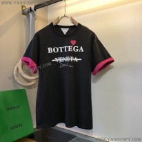 ボッテガ ヴェネタ 偽物 コントラスト ステッチ Tシャツ bos35019