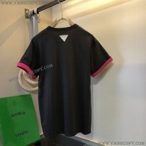 ボッテガ ヴェネタ 偽物 コントラスト ステッチ Tシャツ bos35019