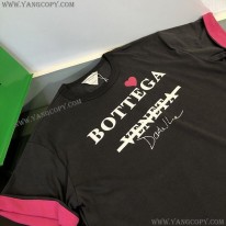 ボッテガ ヴェネタ 偽物 コントラスト ステッチ Tシャツ bos35019