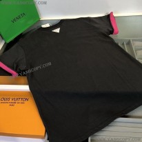 ボッテガ ヴェネタ 偽物 コントラスト ステッチ Tシャツ bos35019
