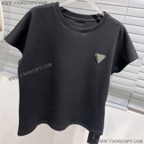 ボッテガ ヴェネタ スーパーコピー Tシャツ コットンジャージー ブラック boc25695
