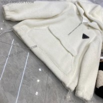 ボッテガ ヴェネタ スーパーコピー フリース フード付 ファー付き bov02169