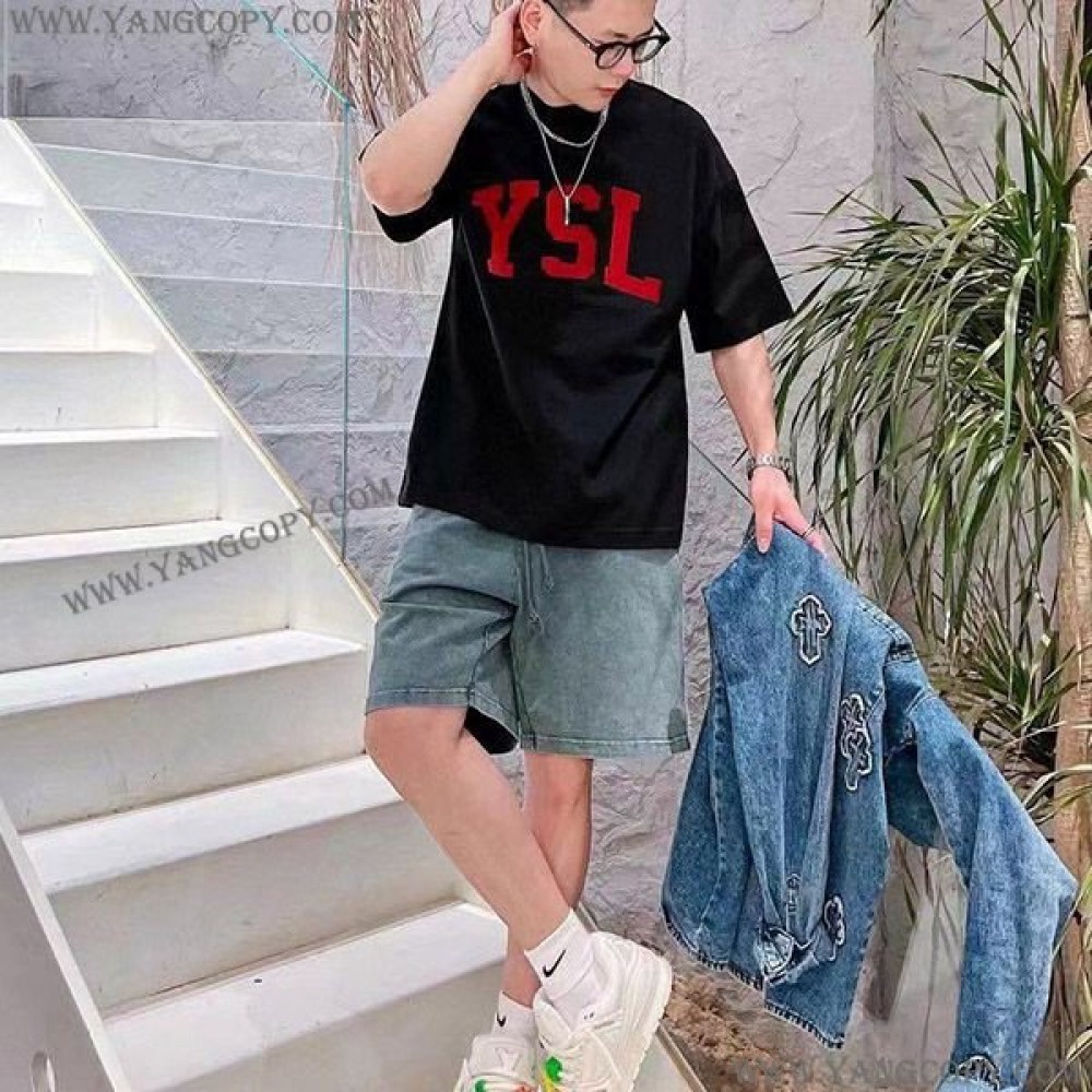 サンローラン スーパーコピー YSL ヴィンテージTシャツ Sat09812