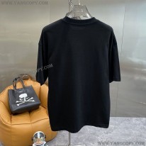 サンローラン スーパーコピー リバースロゴ 半袖Tシャツ Saj76425