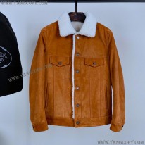 サンローラン 偽物 ジャケット スエード ボンバージャケット Saq53784