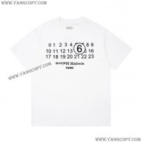 メゾンマルジェラ 偽物 Tシャツ ホワイト Mad86319