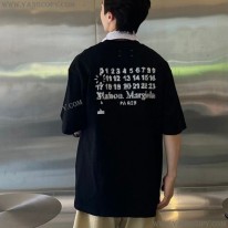 メゾンマルジェラ スーパーコピー Tシャツ 激安 ブラック Mag32735