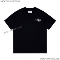 メゾンマルジェラ スーパーコピー Tシャツ 激安 ブラック Mag32735